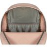Текстильный рюкзак пудрового цвета на молнии Bagland (55689) - 4