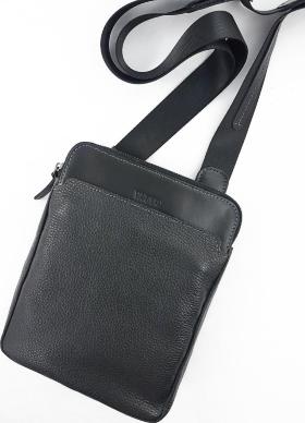 Чоловіча наплечная сумка чорного кольору VATTO (12130)