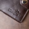 Класичне чоловіче портмоне коричневого кольору з натуральної гладкої шкіри Shvigel (2416506) - 8