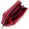 Красный женский кошелек из натуральной кожи на две молнии ST Leather 1767389 - 8