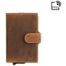 Світло-коричневий чоловічий гаманець-картхолдер із вінтажної шкіри Visconti Fireblade 77389 - 1