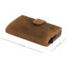 Светло-коричневый мужской кошелек-картхолдер из винтажной кожи Visconti Fireblade 77389 - 5