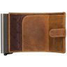 Светло-коричневый мужской кошелек-картхолдер из винтажной кожи Visconti Fireblade 77389 - 7