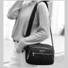 Женская текстильная сумка-кроссбоди черного цвета с одной лямкой Confident 77589 - 2