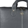 Мужская кожаная сумка через плечо для ноутбука до 13"  Hammonds Flycatcher LB105 серого цвета 107989 modnotak фото - 6