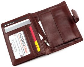 Кожаный мужской кошелек под много карточек BOSTON (16718)