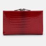 Горизонтальный лаковый кошелек из кожи для женщин Ricco Grande 108989 красный modnotak фото - 2