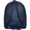 Якісний жіночий рюкзак з натуральної шкіри темно-синього кольору Issa Hara (27100) - 2