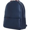 Якісний жіночий рюкзак з натуральної шкіри темно-синього кольору Issa Hara (27100) - 4