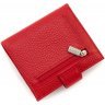Червоний жіночий гаманець подвійного додавання під карти KARYA (19472) - 4