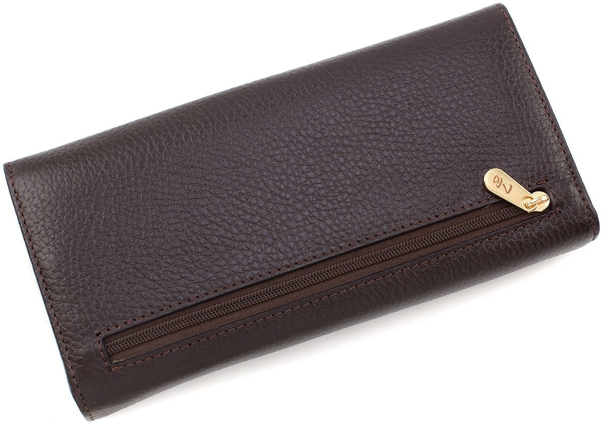 Коричневий жіночий гаманець класичного типу з натуральної шкіри Tony Bellucci (12478)