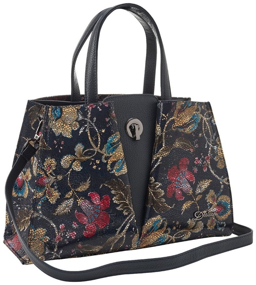 Вместительная кожаная женская сумка Desisan 81290 modnotak фото №2