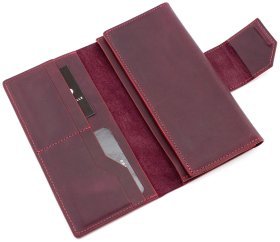 Женский кошелек из винтажной кожи Grande Pelle (13097)