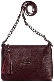 Вместительная женская сумка из натуральной фактурной кожи Desisan 81390