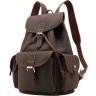 Вместительный винтажный рюкзак коричневого цвета VINTAGE STYLE (14713) - 1