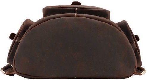 Місткий вінтажний рюкзак коричневого кольору VINTAGE STYLE (14713)