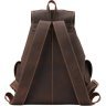 Вместительный винтажный рюкзак коричневого цвета VINTAGE STYLE (14713) - 5