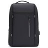 Недорогий просторий чоловічий рюкзак із чорного текстилю Monsen 71590 - 1