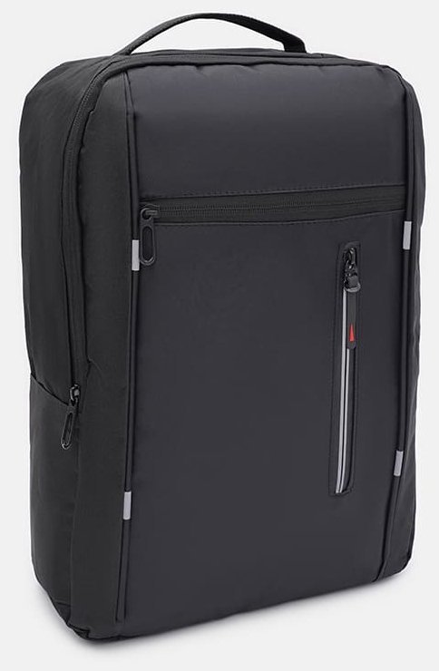 Недорогой просторный мужской рюкзак из черного текстиля Monsen 71590