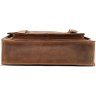 Вінтажна чоловіча сумка - портфель рудого кольору VINTAGE STYLE (14775) - 4