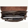 Вінтажна чоловіча сумка - портфель рудого кольору VINTAGE STYLE (14775) - 5