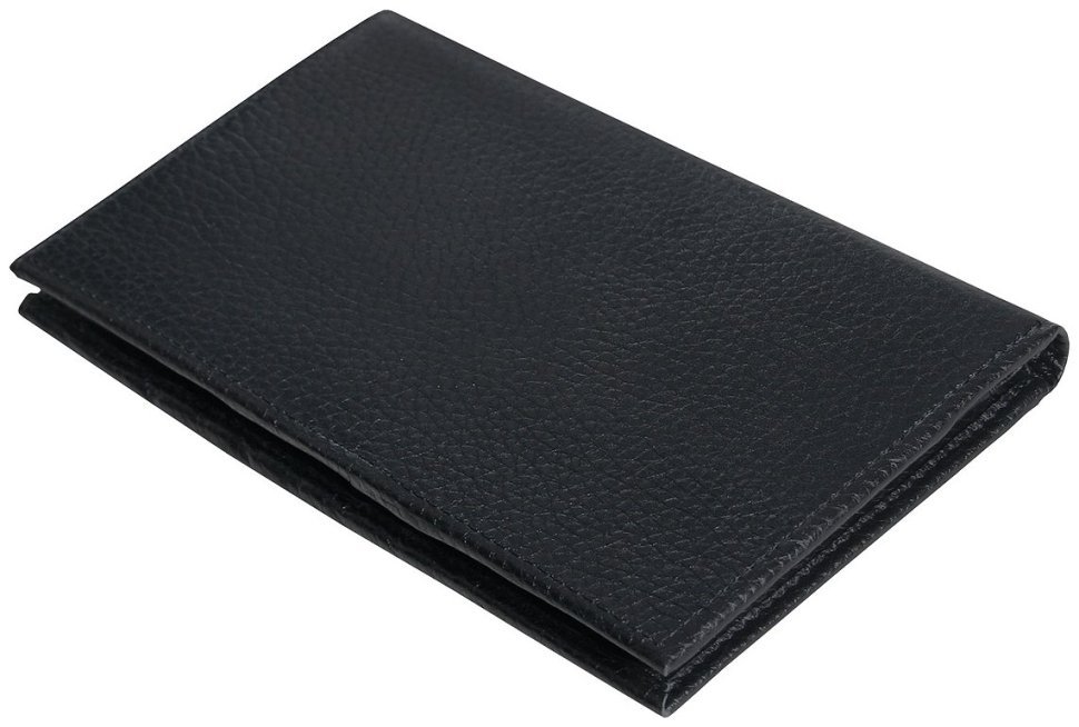 Портмоне органайзер зі шкіри флотар Vip Collection 102490 (чорний колір) modnotak фото №4