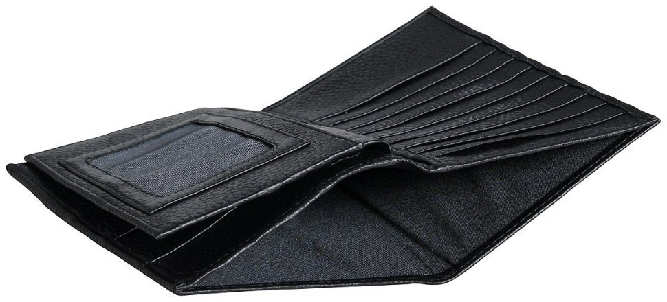 Портмоне органайзер зі шкіри флотар Vip Collection 102490 (чорний колір) modnotak фото №6