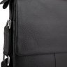 Черная мужская сумка-мессенджер из фактурной кожи с плечевым ремнем Tiding Bag (15767) фото №6 Черная мужская сумка-мессенджер из фактурной кожи с плечевым ремнем Tiding Bag (15767) modnotak фото - 6