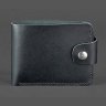 Кожаное портмоне черного цвета без монетницы BlankNote (12570) - 3