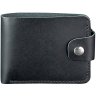 Кожаное портмоне черного цвета без монетницы BlankNote (12570) - 1