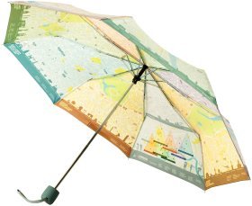 Зонт женский Fulton Brollymap L761 London Map (Механика, складной, разноцветный с принтом карты Лондона) 93790