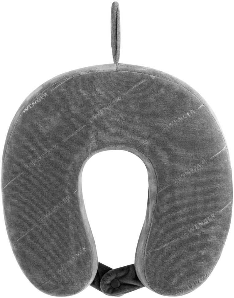 Подушка флісова, Wenger, Memory Foam Travel Neck Pillow, сірий modnotak фото №3