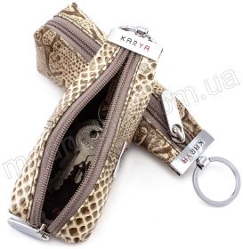 Брендовая женская кожаная ключница Karya 446-011