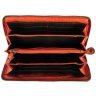 Оригинальный яркий женский кошелек из плетенной кожи оранжевого цвета Ashwood D81 94090 фото №5 Оригинальный яркий женский кошелек из плетенной кожи оранжевого цвета Ashwood D81 94090 modnotak фото - 5