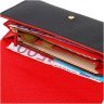 Жіночий місткий гаманець із натуральної шкіри чорно-червоного кольору Tony Bellucci (2421973) - 5