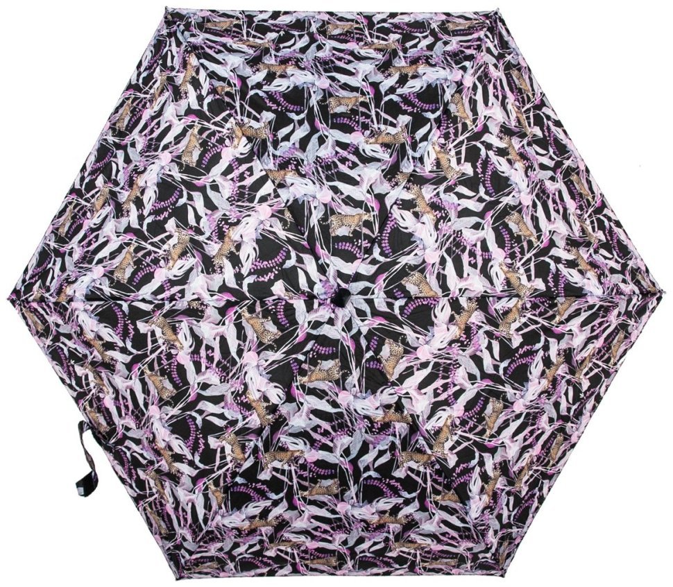 Мини-зонт женский Fulton L501-041093 Tiny-2 OTT Leopard (Черный с принтом леопарда в цветах, механика) 94290 фото №6 Мини-зонт женский Fulton L501-041093 Tiny-2 OTT Leopard (Черный с принтом леопарда в цветах, механика) 94290 modnotak фото №6