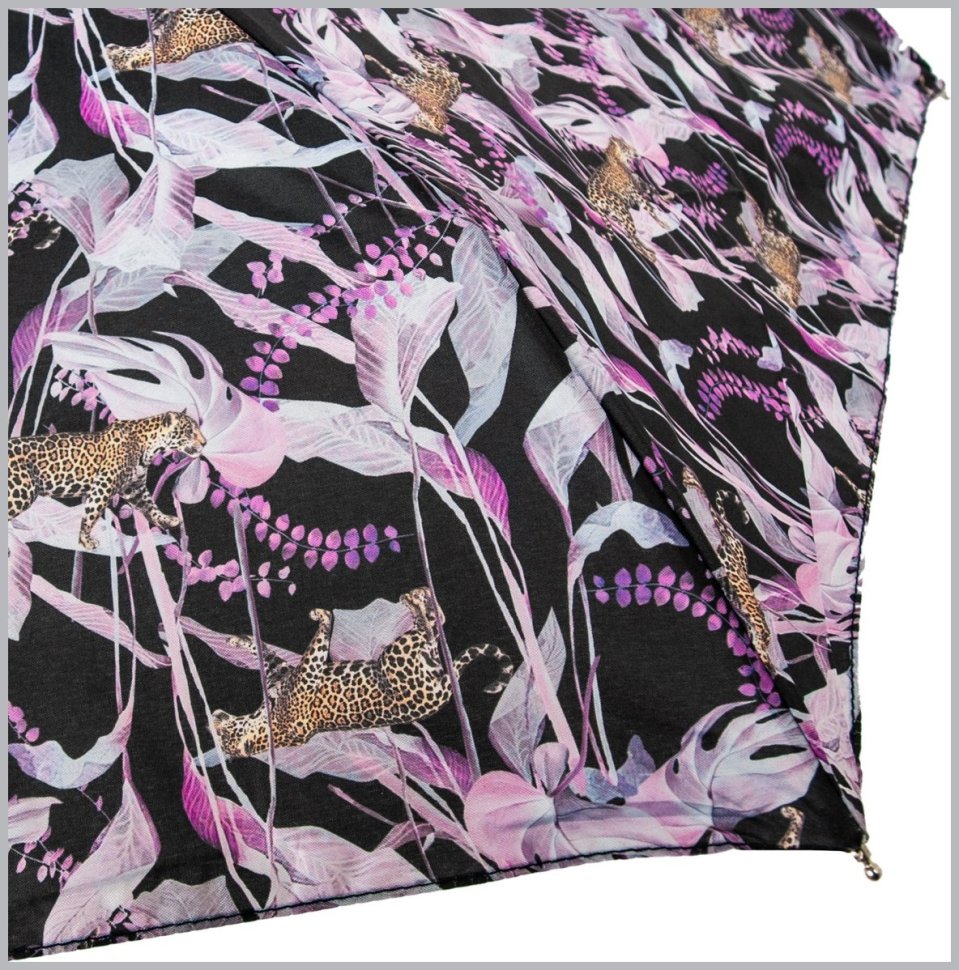 Мини-зонт женский Fulton L501-041093 Tiny-2 OTT Leopard (Черный с принтом леопарда в цветах, механика) 94290 фото №11 Мини-зонт женский Fulton L501-041093 Tiny-2 OTT Leopard (Черный с принтом леопарда в цветах, механика) 94290 modnotak фото №11
