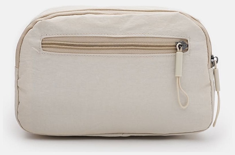 Женская текстильная сумка через плечо белого цвета Monsen 104490 modnotak фото №3