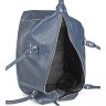 Вместительная дорожная сумка синего цвета из натуральной кожи флотар SHVIGEL (00888) - 3