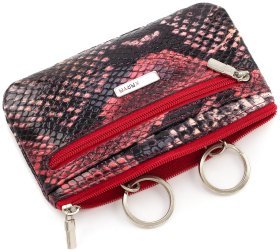 Стильная ключница из натуральной кожи на молнии KARYA (435-062)