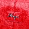 Червона сумка жіноча з натуральної шкіри флотар з довгими ручками KARYA (2420876) - 7