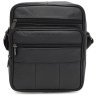 Чоловіча барсетка з натуральної фактурної шкіри Borsa Leather 94690 чорного кольору фото №1 Чоловіча барсетка з натуральної фактурної шкіри Borsa Leather 94690 чорного кольору modnotak фото - 1