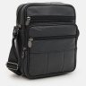 Чоловіча барсетка з натуральної фактурної шкіри Borsa Leather 94690 чорного кольору фото №2 Чоловіча барсетка з натуральної фактурної шкіри Borsa Leather 94690 чорного кольору modnotak фото - 2