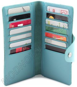 Купюрник из натуральной кожи на кнопке ST Leather (17832)