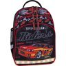 Шкільний текстильний рюкзак для хлопчиків з принтом автомобіля Bagland (55390) - 1