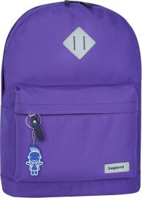 Фиолетовый рюкзак из текстиля под формат А4 - Bagland (55690)