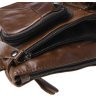 Чоловіча шкіряна сумка пояса коричневого Keizer (57290) - 7