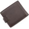 Мужской кошелек коричневого цвета на застежке Tailian (16356) - 6