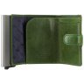Чоловічий гаманець-картхолдер із натуральної шкіри зеленого кольору Visconti Fireblade 77390 - 7
