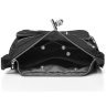 Жіноча наплічна сумка з якісного текстилю чорного кольору Confident 77590 - 5
